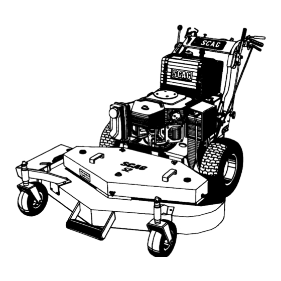 Scag Power Equipment SWZ36A-14KA Operator's Manual