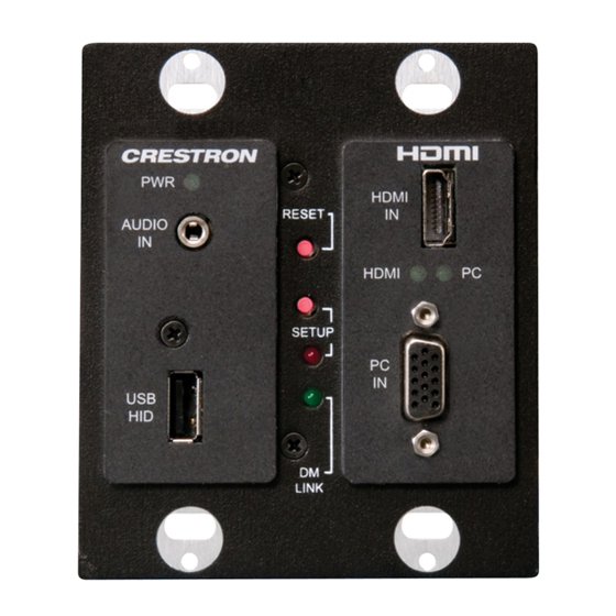 Crestron DigitalMedia DM-TX-200-2G Manuals