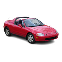 Honda Del Sol 1995 Owner's Manual
