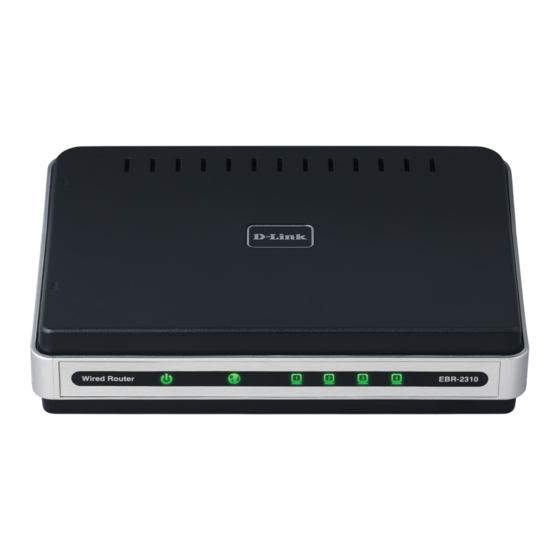D-Link EBR-2310 User Manual