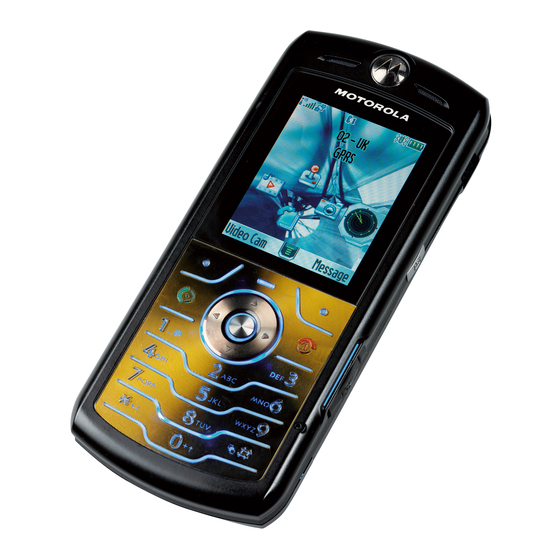 Motorola SLVR L7 Service Manual