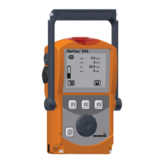 sewerin Multitec 540 Operating Instructions Manual