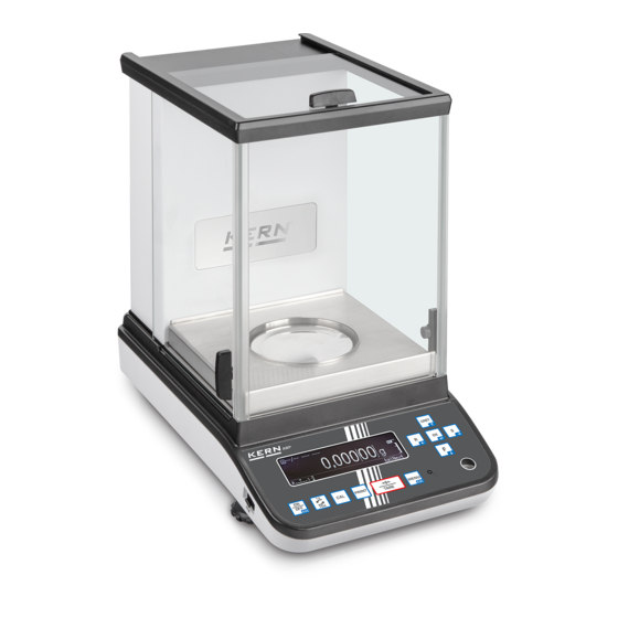 KERN ABP Set Up And Operating Manual