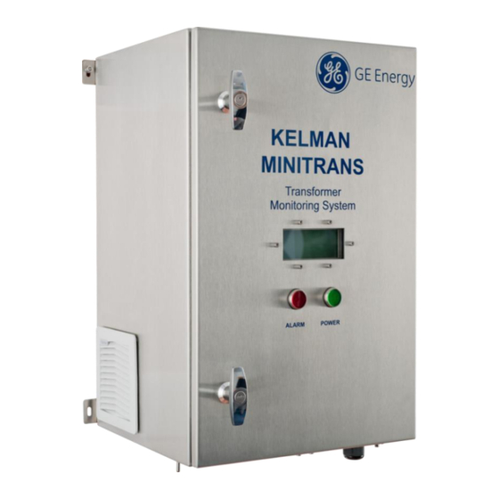 GE Kelman Minitrans Installation Manual