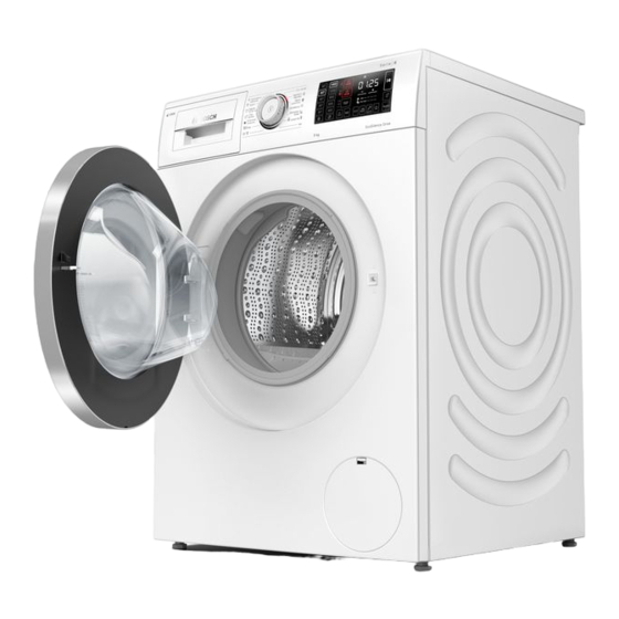 Bosch WAU28PWOEP Washing Machine Manuals