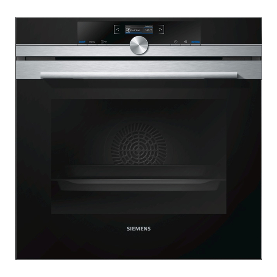 Siemens HB674GB 1 Series Manuals
