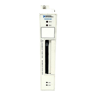 National Instruments SCXI-1321 Installation Manual