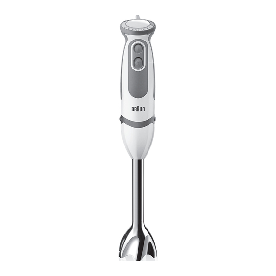 Braun MQ 5235 BK User Instructions