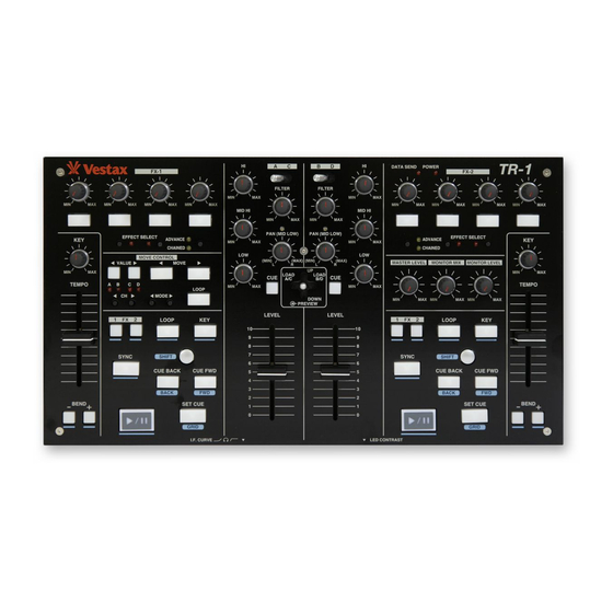 VESTAX MIDI CONTROLLER TR-1 MKII 売れ筋アイテムラン 51.0%OFF