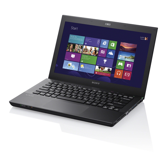 SONY VAIO SVS131 SERIES SERVICE MANUAL Pdf Download ManualsLib