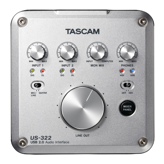 TASCAM US-366 OWNER'S MANUAL Pdf Download | ManualsLib