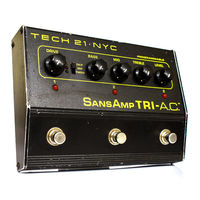 Tech 21 SansAmp TRI-A.C. Manuals | ManualsLib