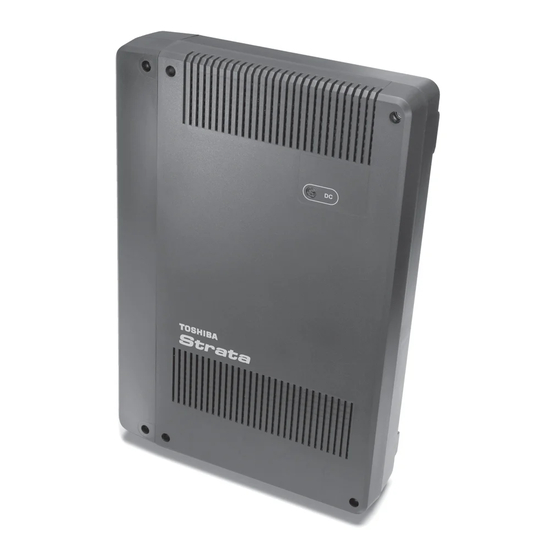 TOSHIBA STRATA CIX40 GENERAL DESCRIPTION MANUAL Pdf Download | ManualsLib