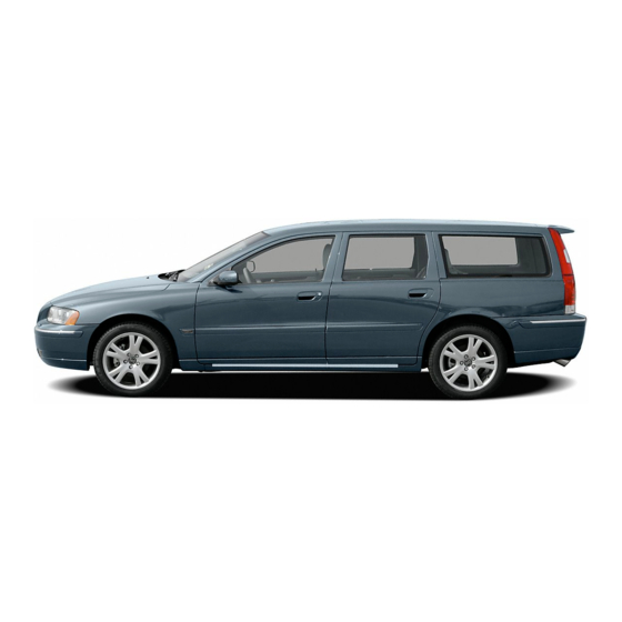 Volvo V70 Owner's Manual