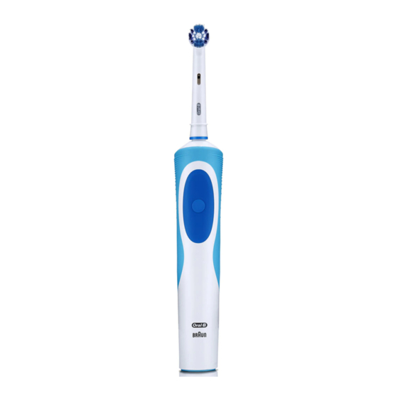 BRAUN ORAL-B VITALITY USER MANUAL Pdf Download | ManualsLib