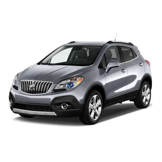 BUICK ENCORE OWNER'S MANUAL Pdf Download ManualsLib