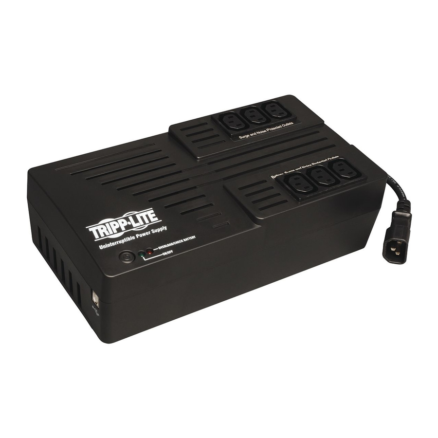 TRIPP LITE AVRX750U OWNER