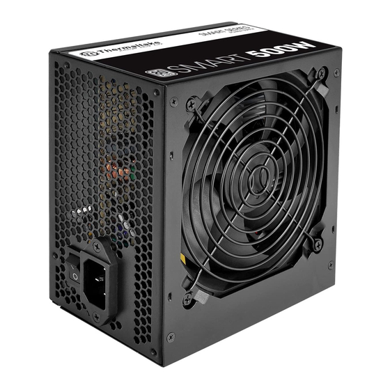 Thermaltake TWV 500W Operating Instructions Manual