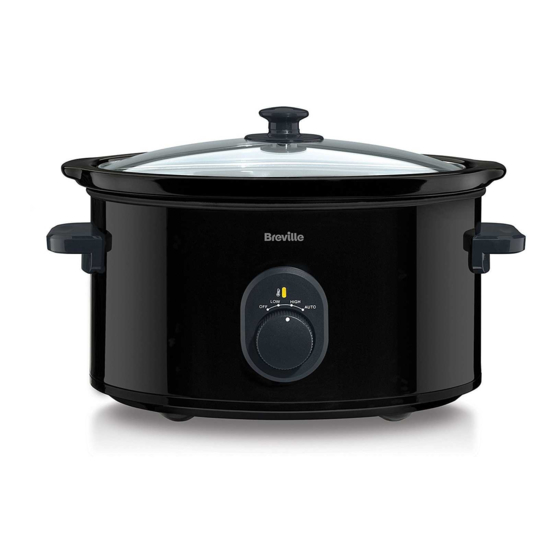 Using Your Slow Cooker Breville VTP105 User Manual Page 6