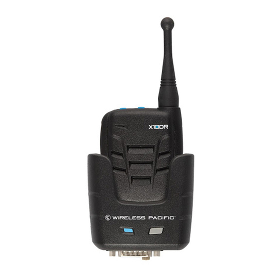 Wireless Pacific X10DR Elite User's Card