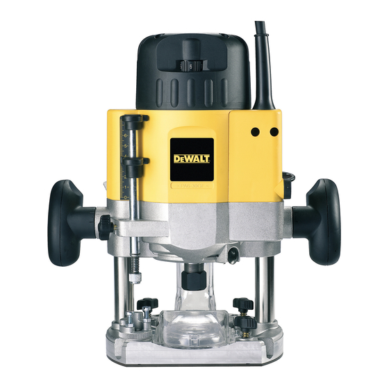 DeWalt DW626 Instructions Manual