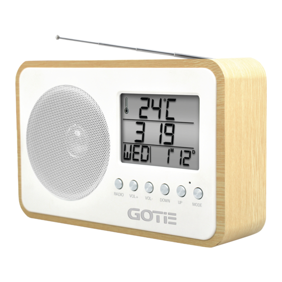 Gotie GRA-110 Instruction Manual