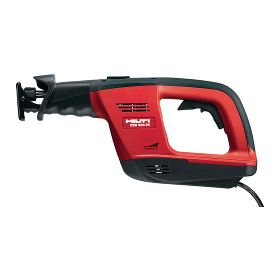 Hilti WSR 900-PE Manual