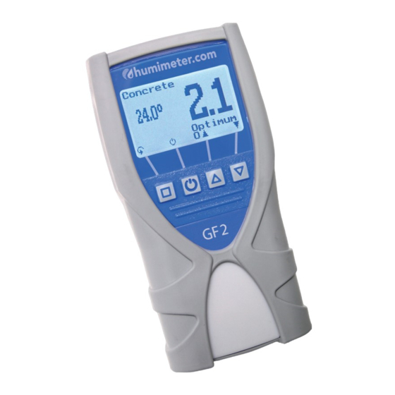 Schaller humimeter GF2 Moisture Meter Manuals