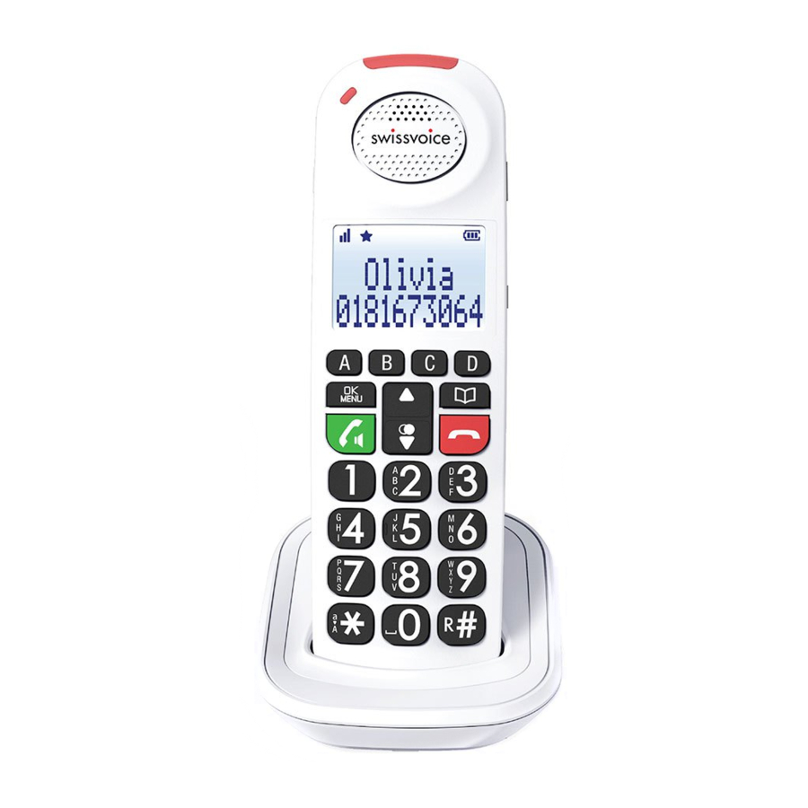 Swissvoice Xtra Handset 8155 Quick User Guide