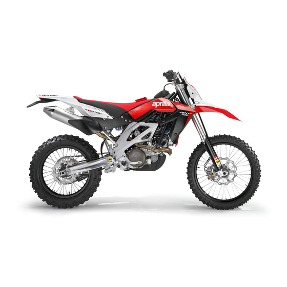 APRILIA SXV450 - 03-2008 User And Maintenance Manual