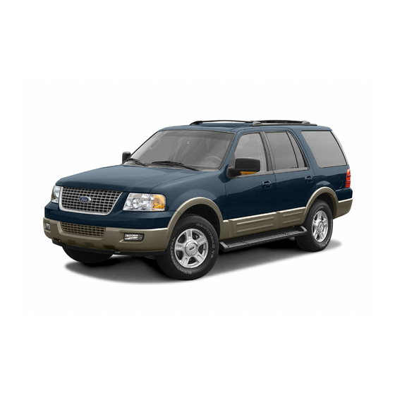 Ford Expedition 2004 Workshop Manual