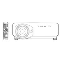 Panasonic PTD7500U - DLP PROJECTOR Operating Instructions Manual