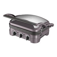 Cuisinart Griddler GR40E Instructions Manual