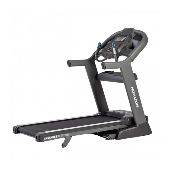 Horizon Fitness 7.8 AT Owner's Manual