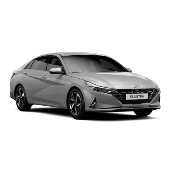 Hyundai Elantra 2020 Quick Reference Manual