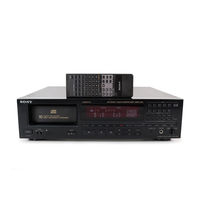 Sony CDP-C910 - Compact Disc Player Operating Instructions Manual