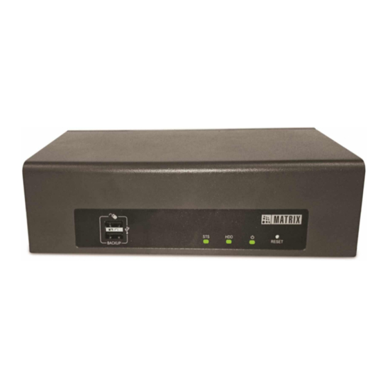 Matrix SATATYA HVR 1624P Quick Start Manual