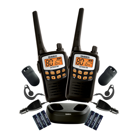 Uniden UH710-2TP Owner's Manual