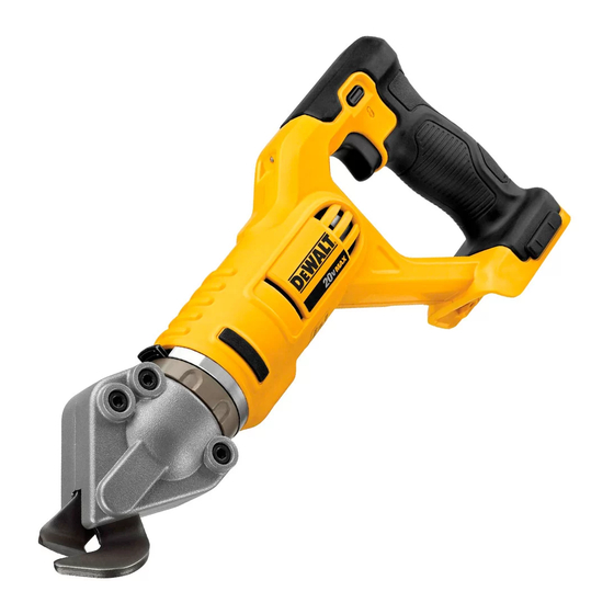 User Manuals: DeWalt DCS496B-B3 Cordless Metal Shear