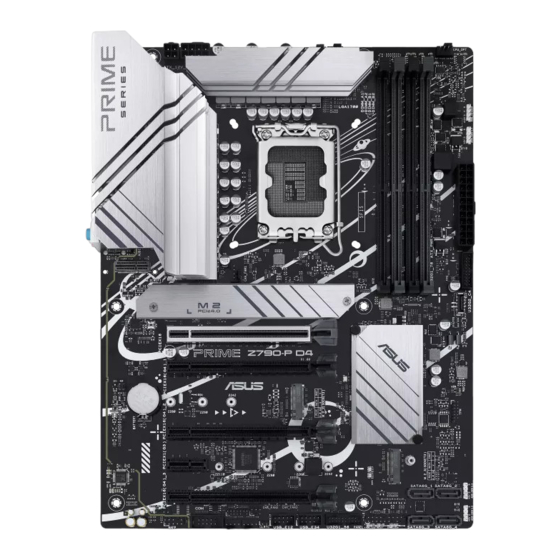 Asus PRIME Z790-P D4 Manuals