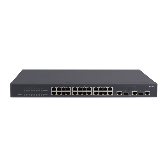 H3C S3100-8TP-SI Installation Manual