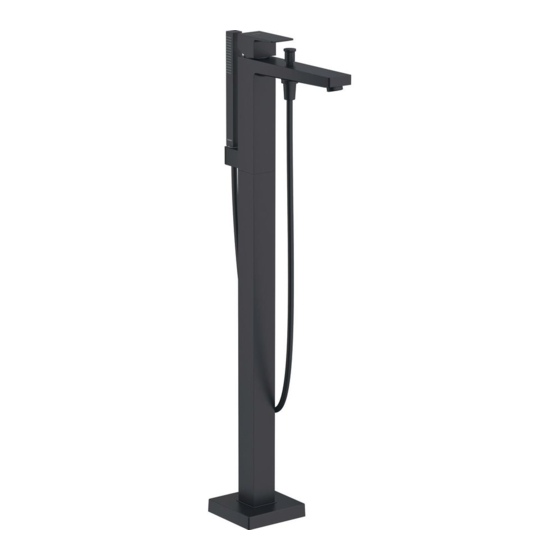 DURAVIT Manhattan MH5250 0000 Instructions For Mounting And Use