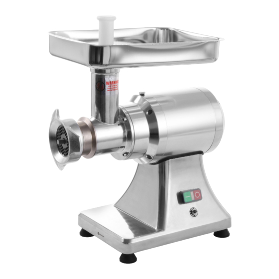 Hendi MEAT MINCER KITCHEN LINE 210802 Manual
