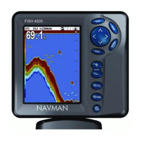 Navman FISH 4500/4600 Installation And Operation Manual