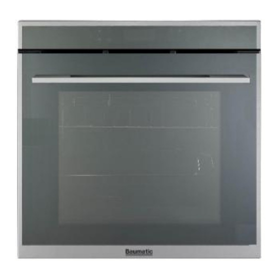 Baumatic BSO670SS Built-in Oven Manuals