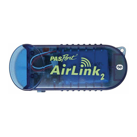 PASCO Pasport AirLink2 Instruction Manual