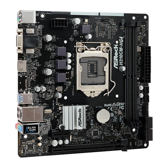 ASROCK H310CM-HG4 Manuals