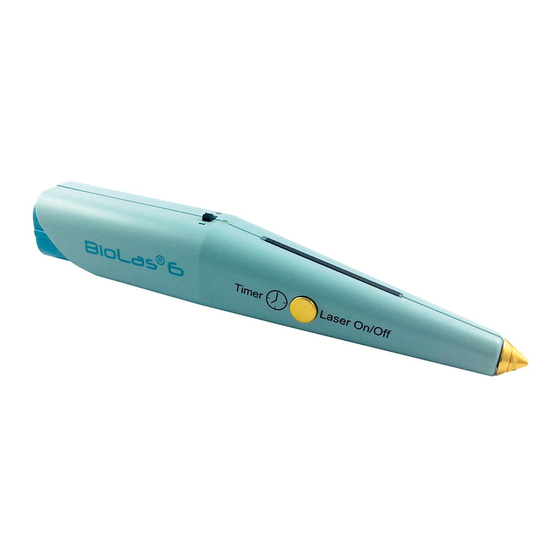 GML BioLas 6 Softlaser Instructions For Use Manual