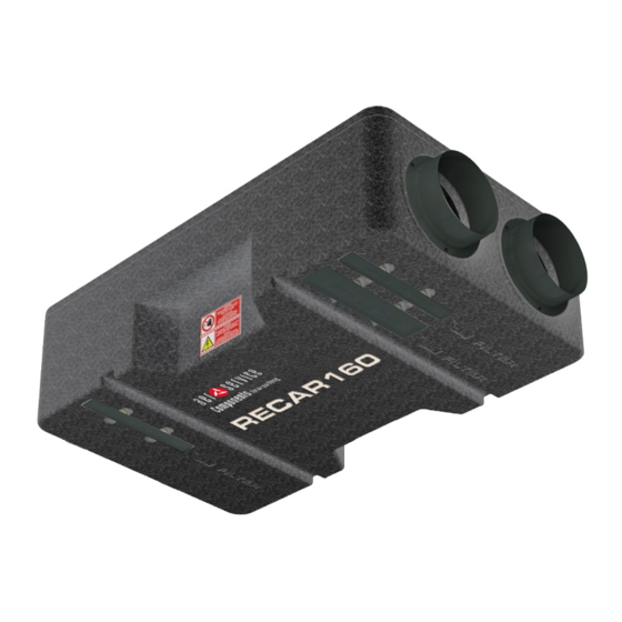 Aerservice Equipments RECAR160 Installation And Use Manual