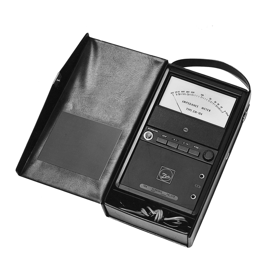 Toa ZM-104 Specifications